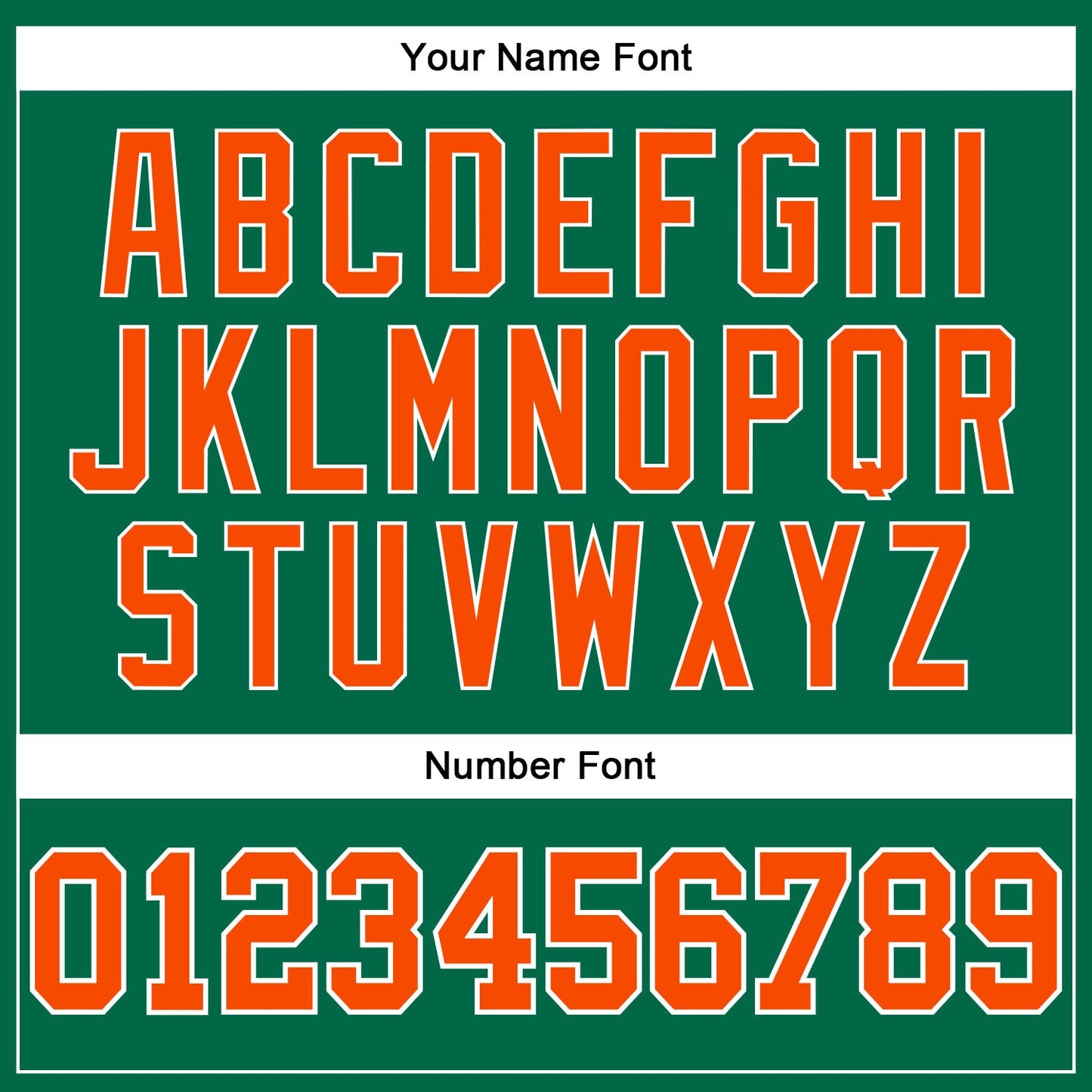 Custom Kelly Green White Pinstripe Orange Authentic Basketball Jersey - Sky-Custom