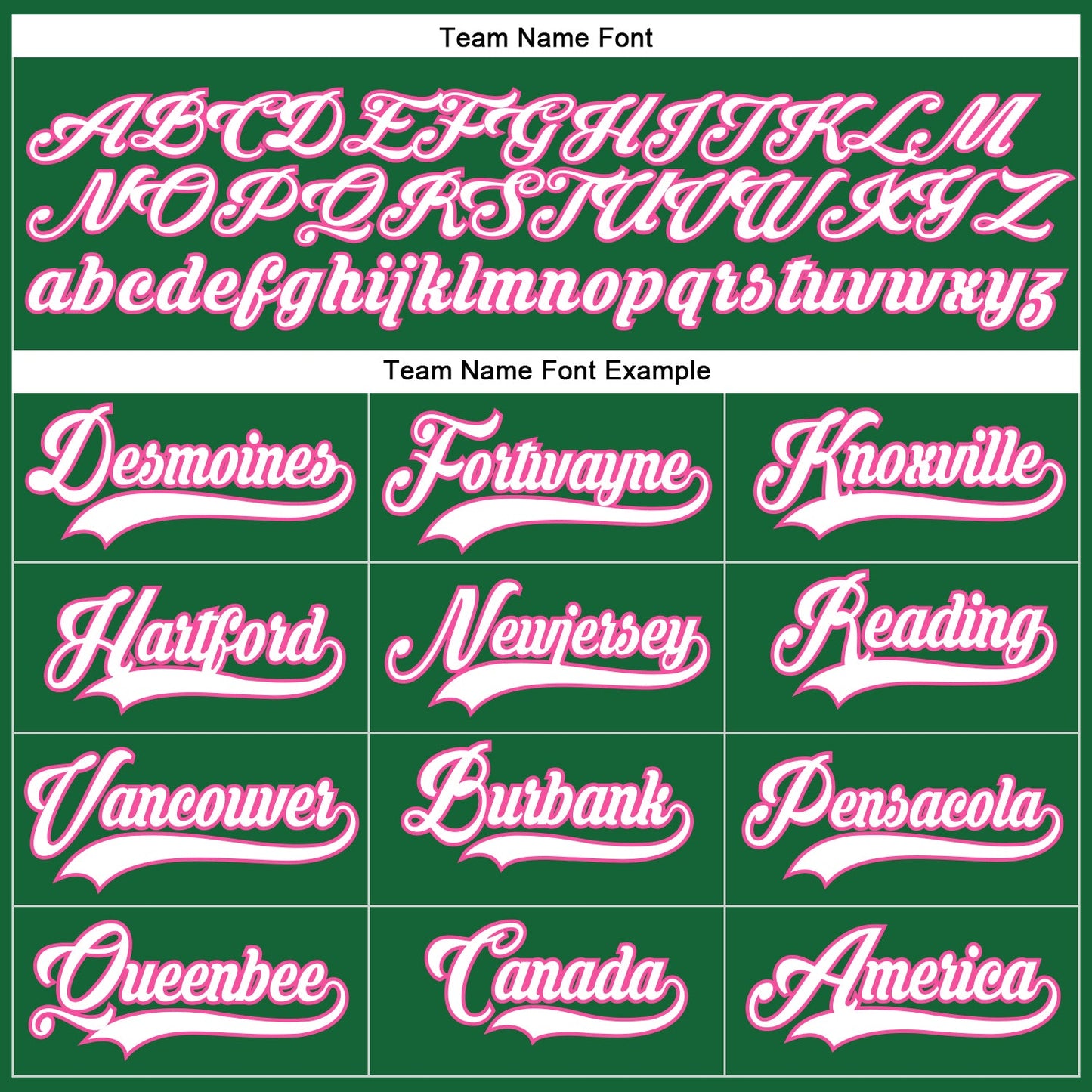 Custom Kelly Green White-Pink Hockey Lace Neck Jersey - Sky-Custom