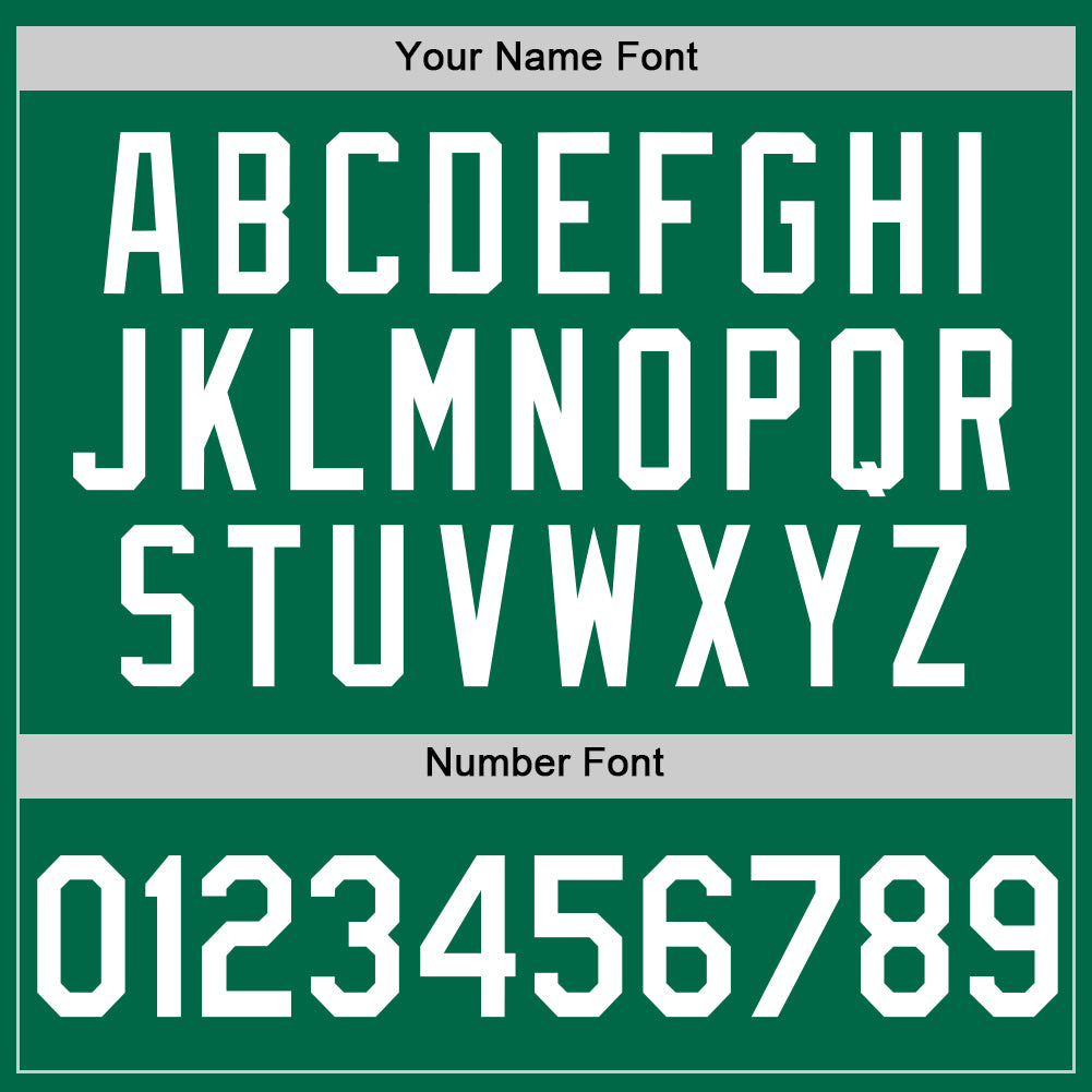 Custom Kelly Green White Authentic Throwback Baseball Jersey - Sky-Custom