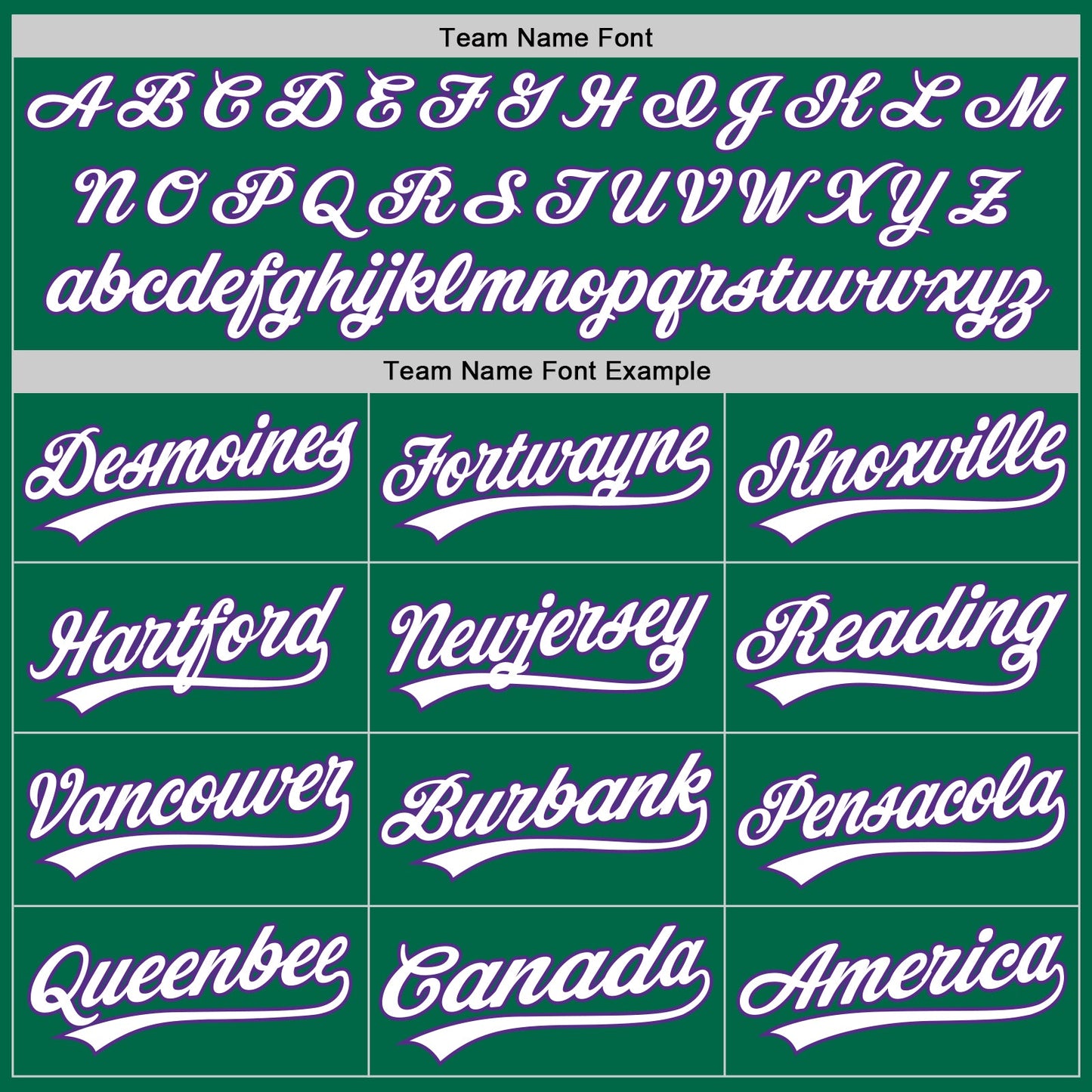Custom Kelly Green Purple-White Authentic Throwback Baseball Jersey - Sky-Custom