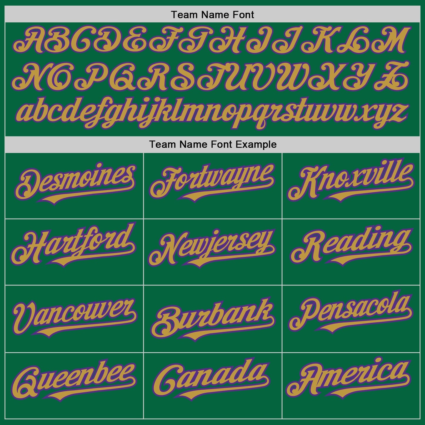 Custom Kelly Green Old Gold-Purple Authentic Baseball Jersey - Sky-Custom