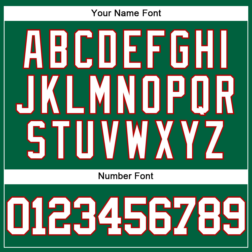 Custom Kelly Green White-Red Mesh Authentic Throwback Baseball Jersey - Sky-Custom