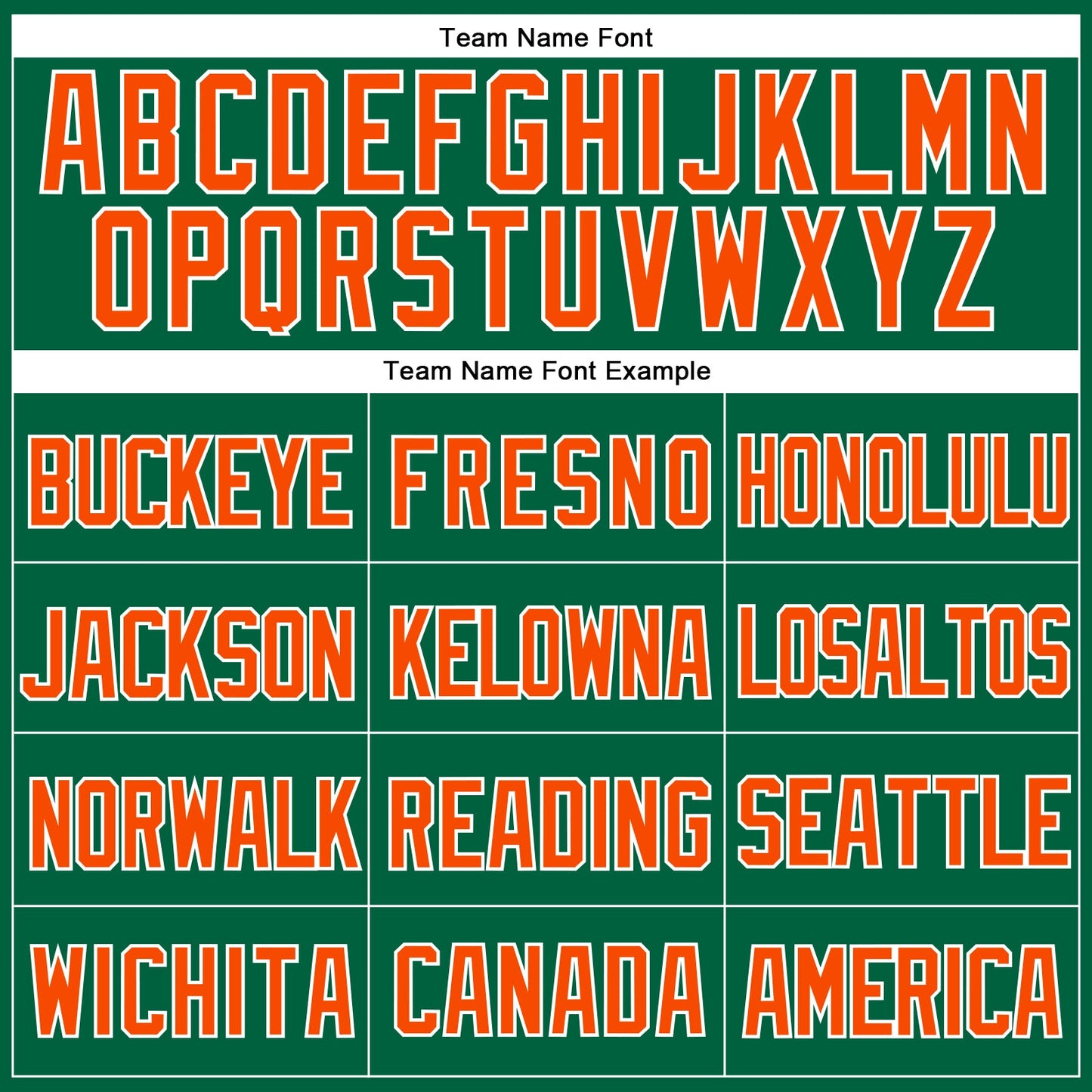 Custom Kelly Green Orange-White Mesh Authentic Throwback Baseball Jersey - Sky-Custom
