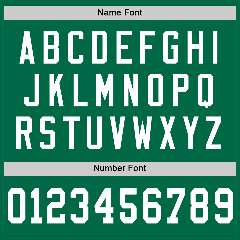 Custom Kelly Green White Mesh Authentic Throwback Football Jersey - Sky-Custom