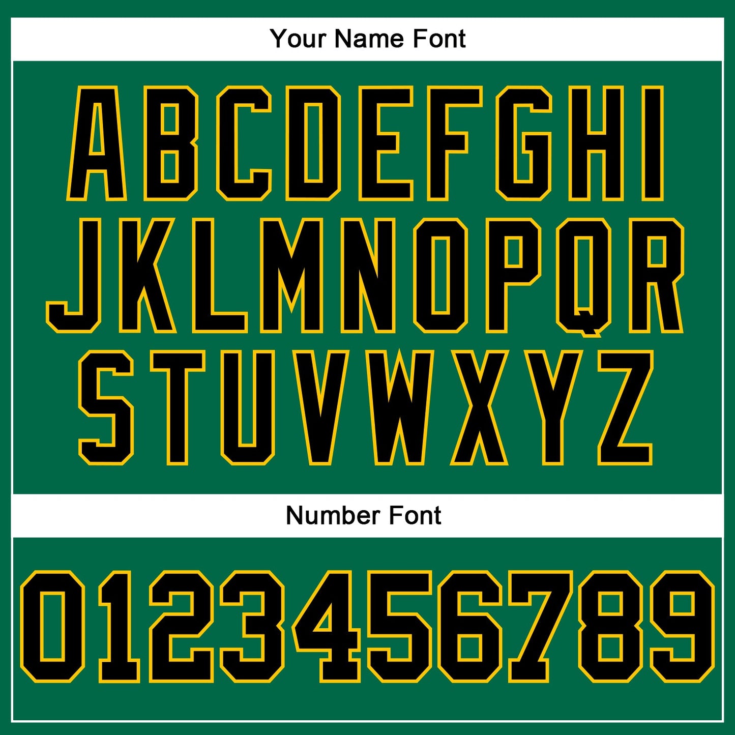 Custom Kelly Green Black-Yellow Mesh Authentic Football Jersey - Sky-Custom