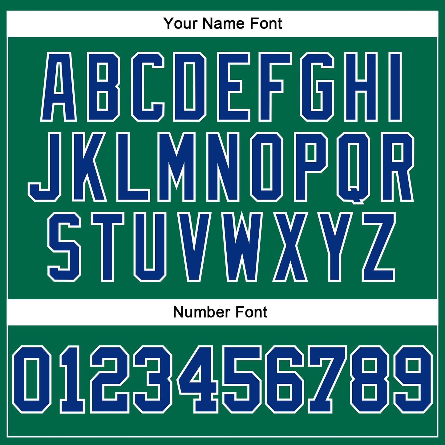 Custom Kelly Green Royal-White Mesh Authentic Football Jersey - Sky-Custom