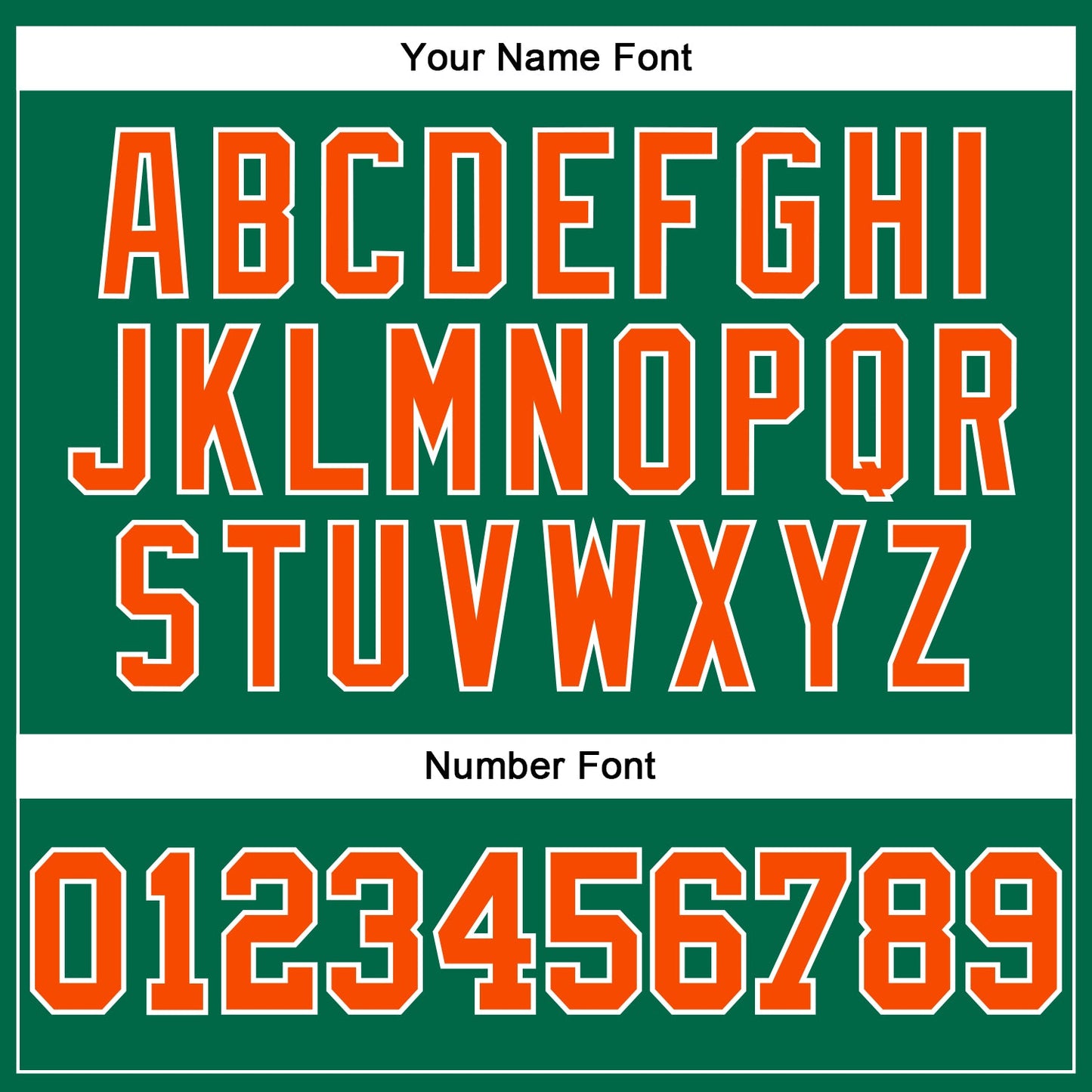 Custom Kelly Green Orange-White Mesh Authentic Football Jersey - Sky-Custom