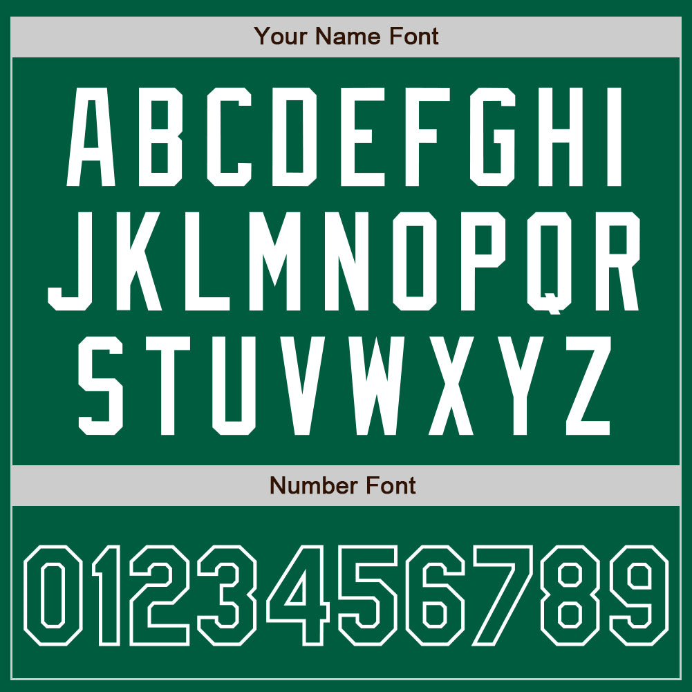 Custom Kelly Green White Authentic Baseball Jersey - Sky-Custom