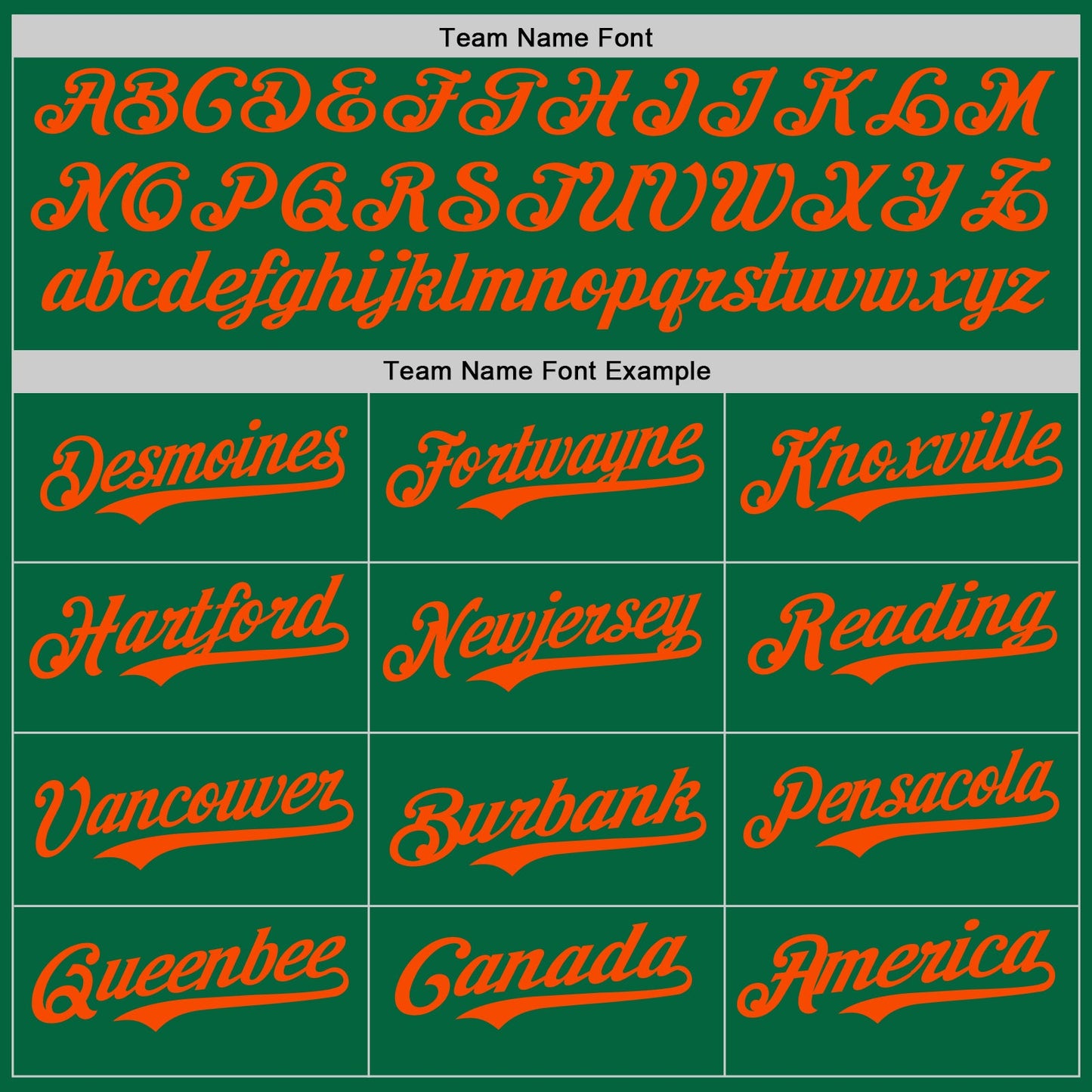 Custom Kelly Green Orange Authentic Baseball Jersey - Sky-Custom
