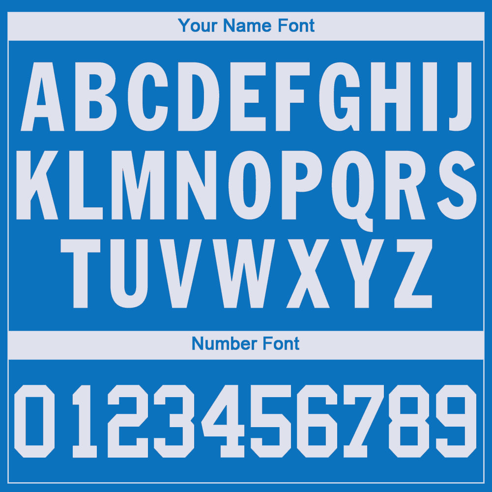 Custom Blue White V-Neck Basketball Jersey - Sky-Custom