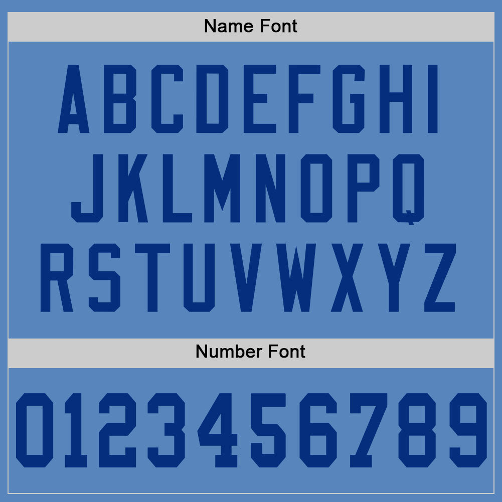 Custom Light Blue Royal Mesh Authentic Football Jersey - Sky-Custom