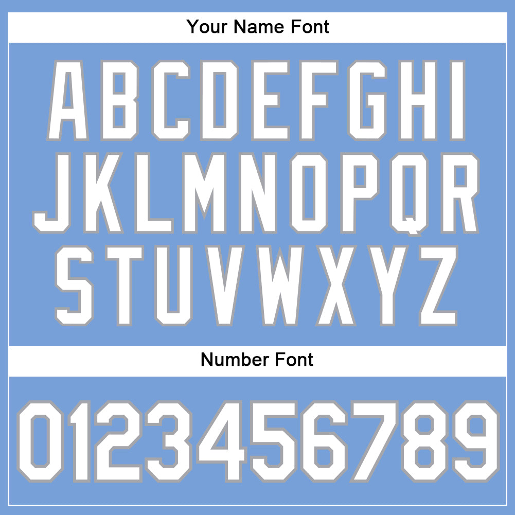 Custom Light Blue White-Gray Authentic Sleeveless Baseball Jersey - Sky-Custom