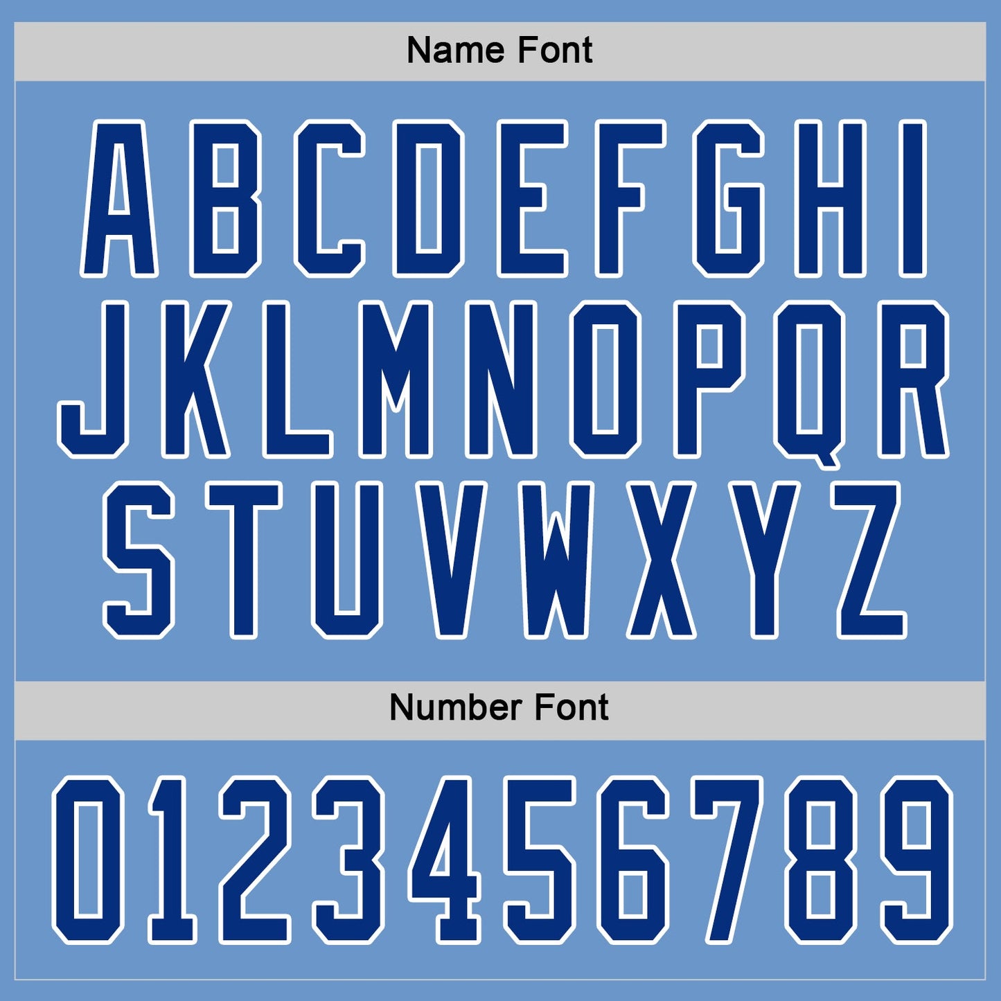 Custom Light Blue Royal-White Hockey Jersey - Sky-Custom