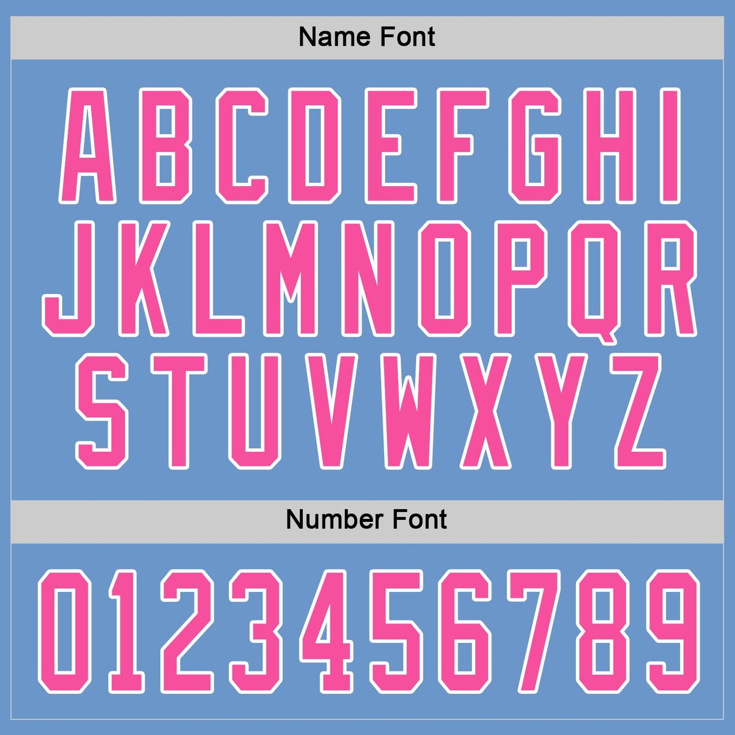 Custom Light Blue Pink-White Hockey Jersey - Sky-Custom