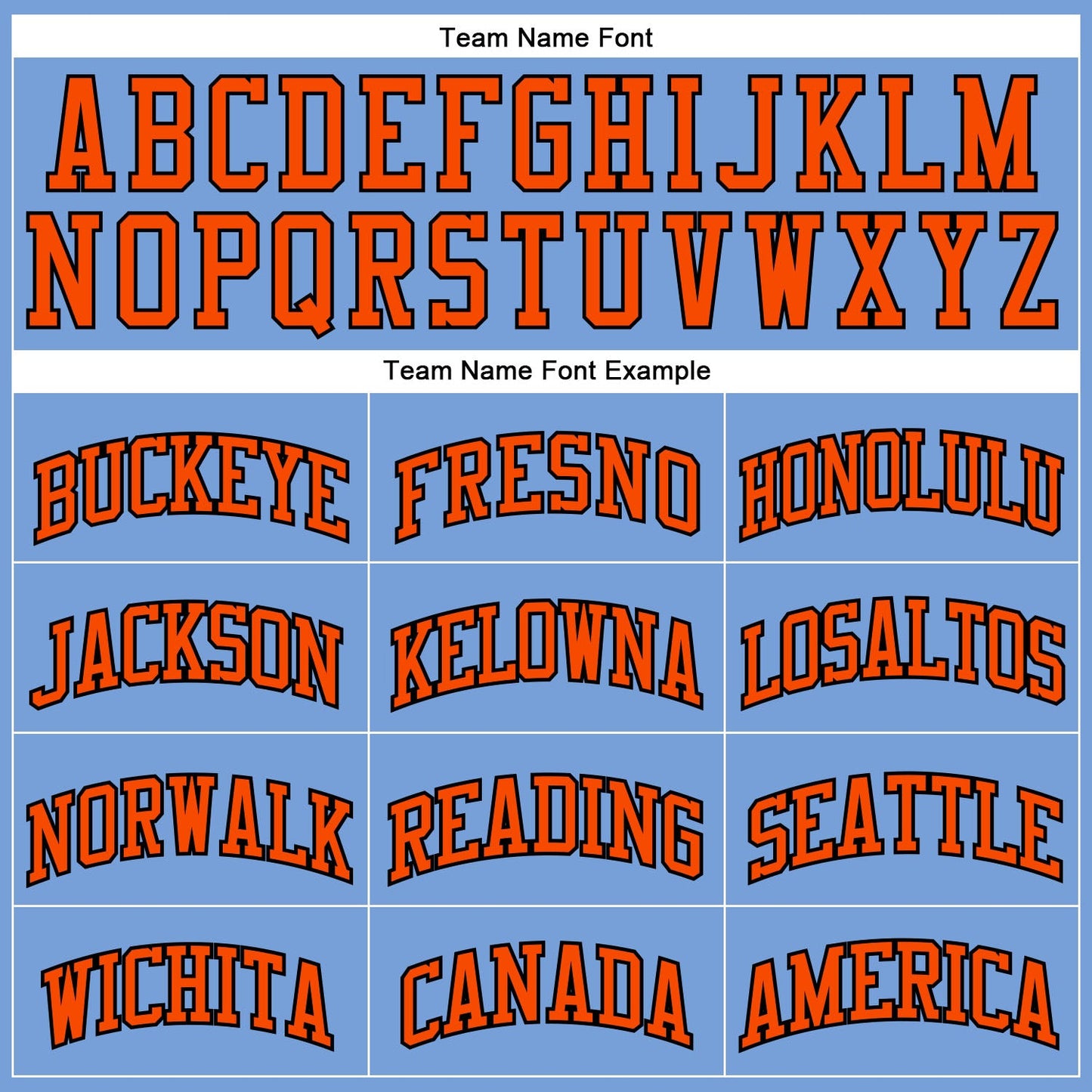 Custom Light Blue Orange-Black Authentic Throwback Basketball Jersey - Sky-Custom