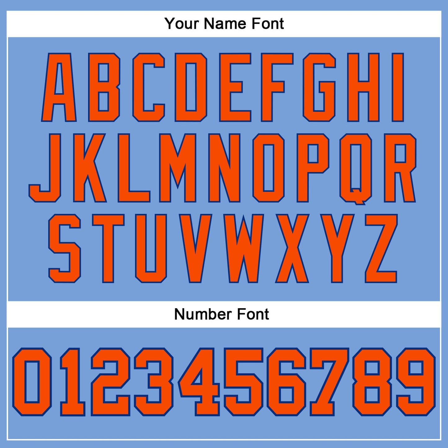 Custom Light Blue Orange-Royal Authentic Throwback Basketball Jersey - Sky-Custom