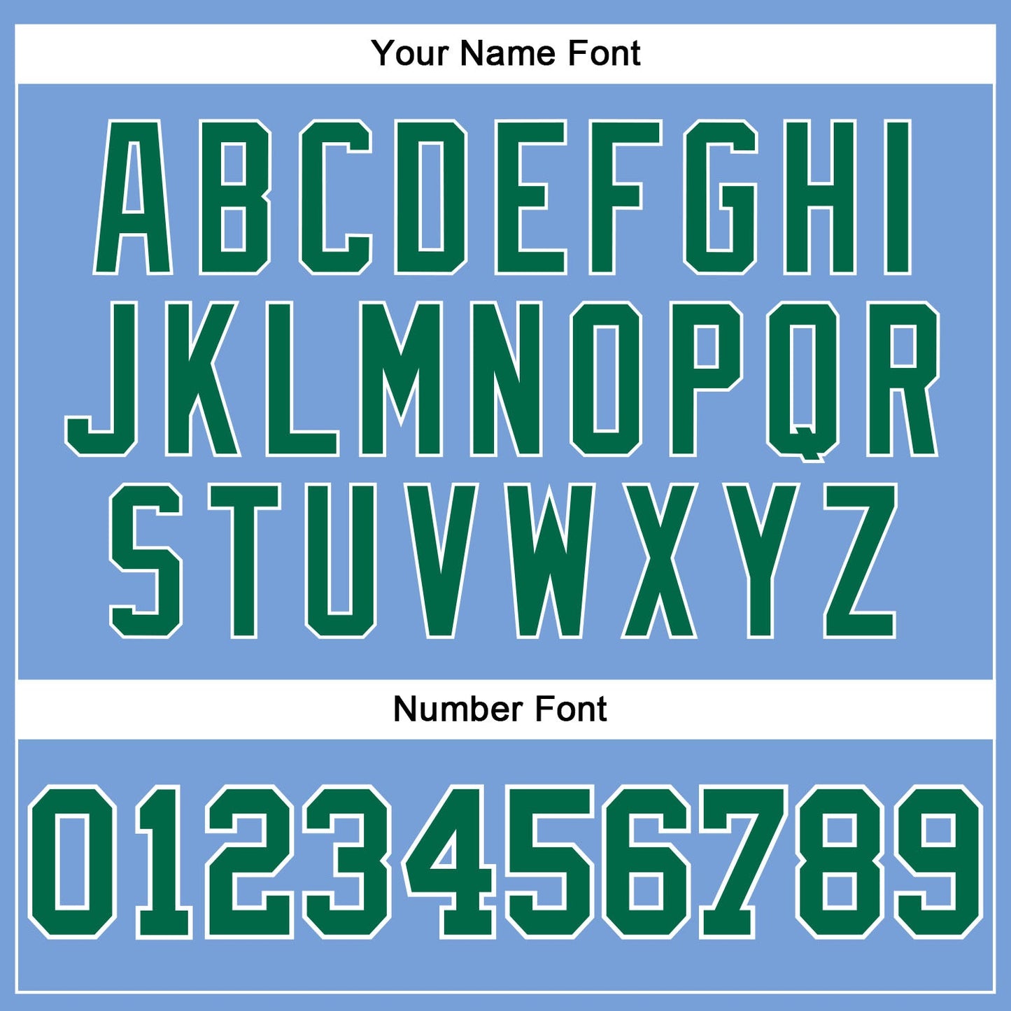 Custom Light Blue White Pinstripe Kelly Green Authentic Basketball Jersey - Sky-Custom