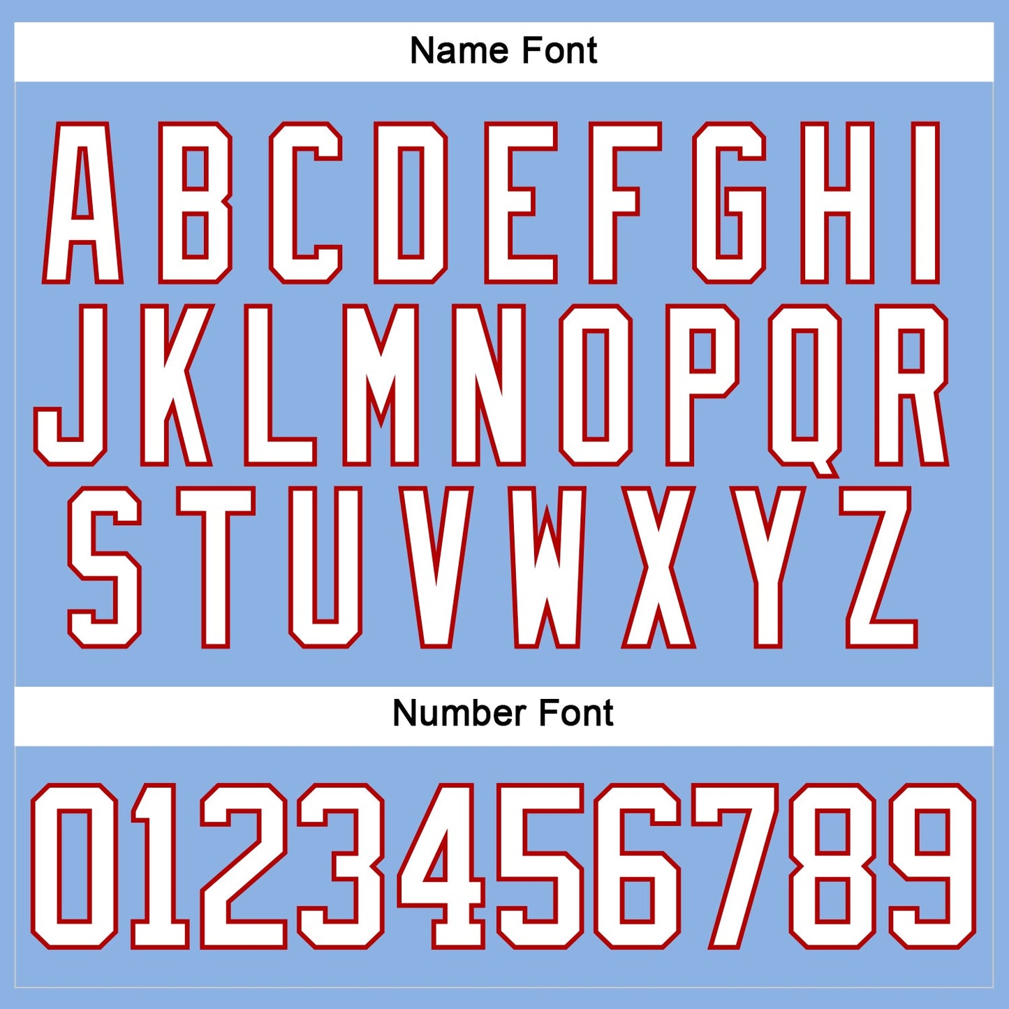 Custom Light Blue White-Red Hockey Lace Neck Jersey - Sky-Custom