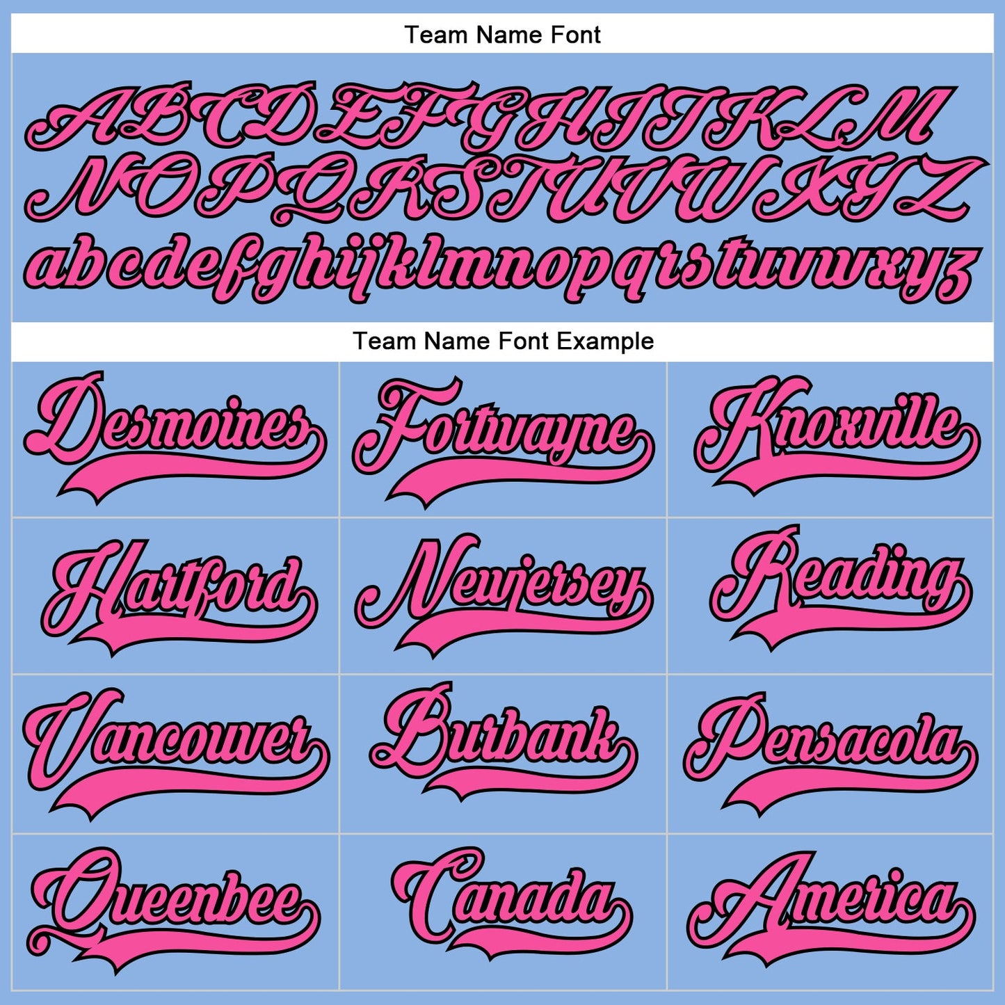 Custom Light Blue Pink-Black Hockey Lace Neck Jersey - Sky-Custom