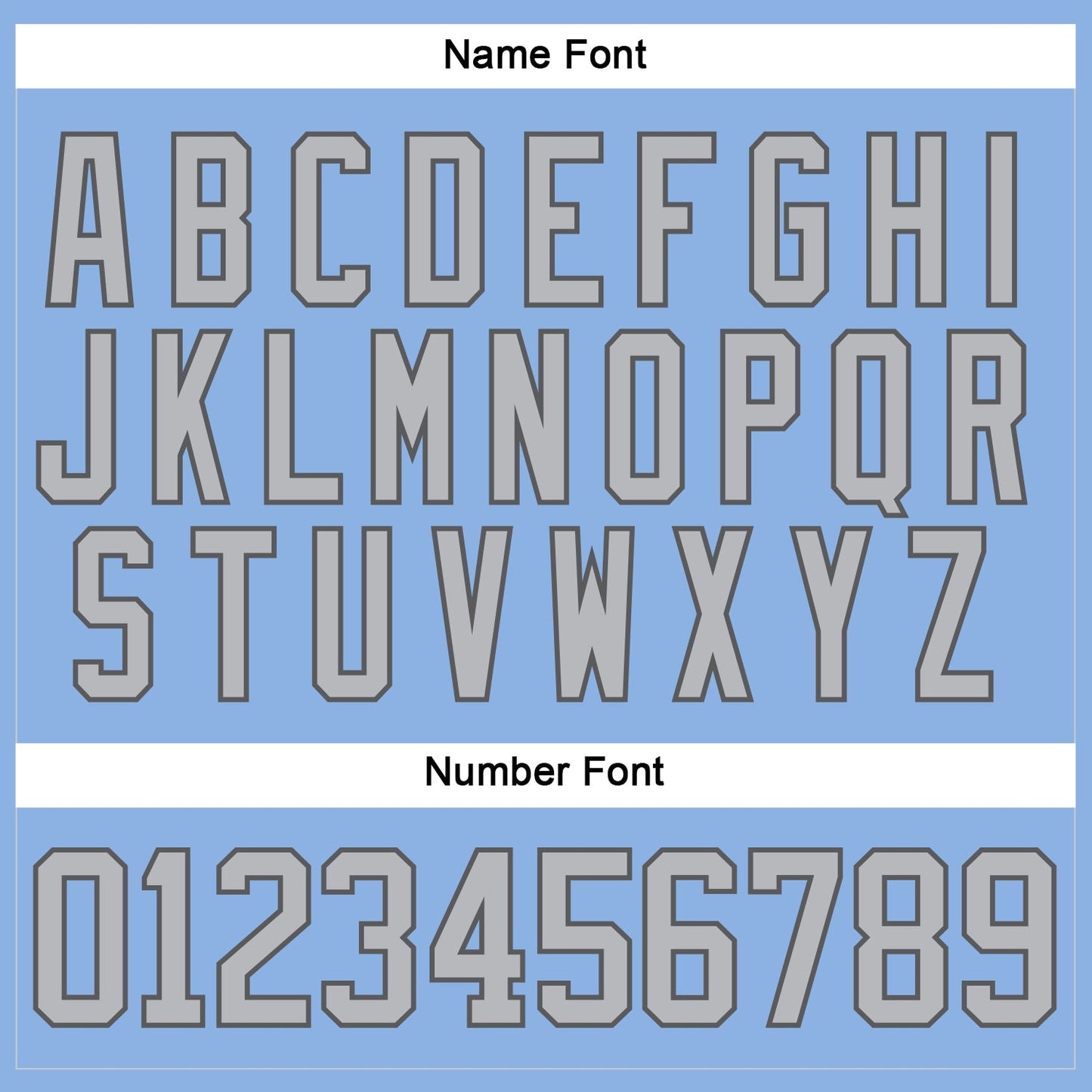 Custom Light Blue Gray-Steel Gray Hockey Lace Neck Jersey - Sky-Custom