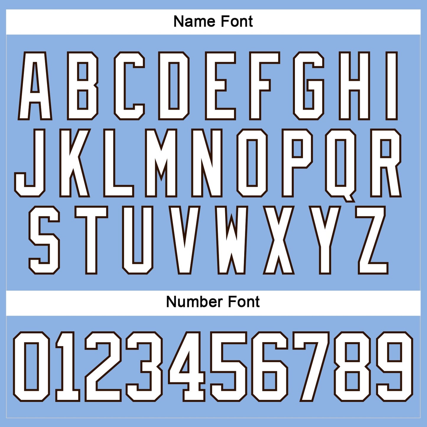 Custom Light Blue White-Brown Hockey Lace Neck Jersey - Sky-Custom