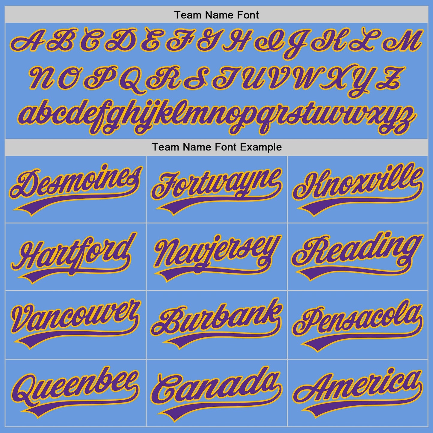 Custom Light Blue Purple-Gold Authentic Throwback Baseball Jersey - Sky-Custom