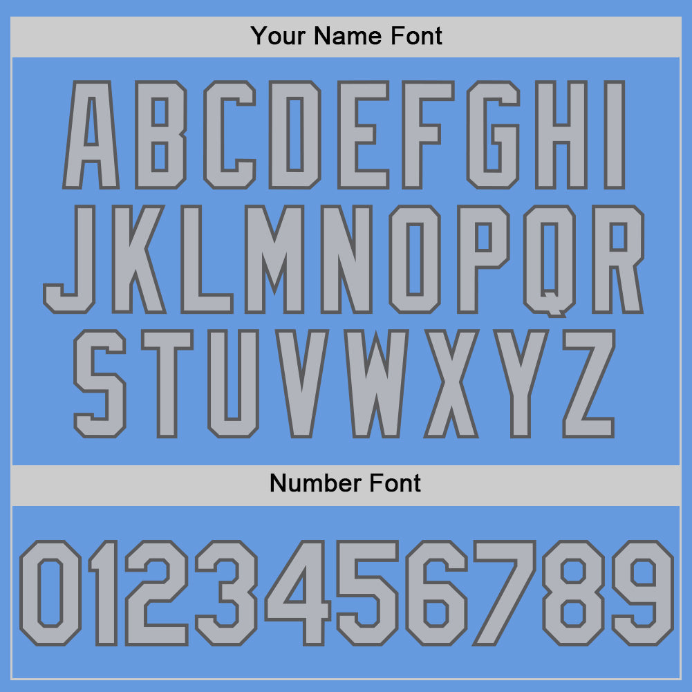 Custom Light Blue Gray-Steel Gray Mesh Authentic Throwback Baseball Jersey - Sky-Custom