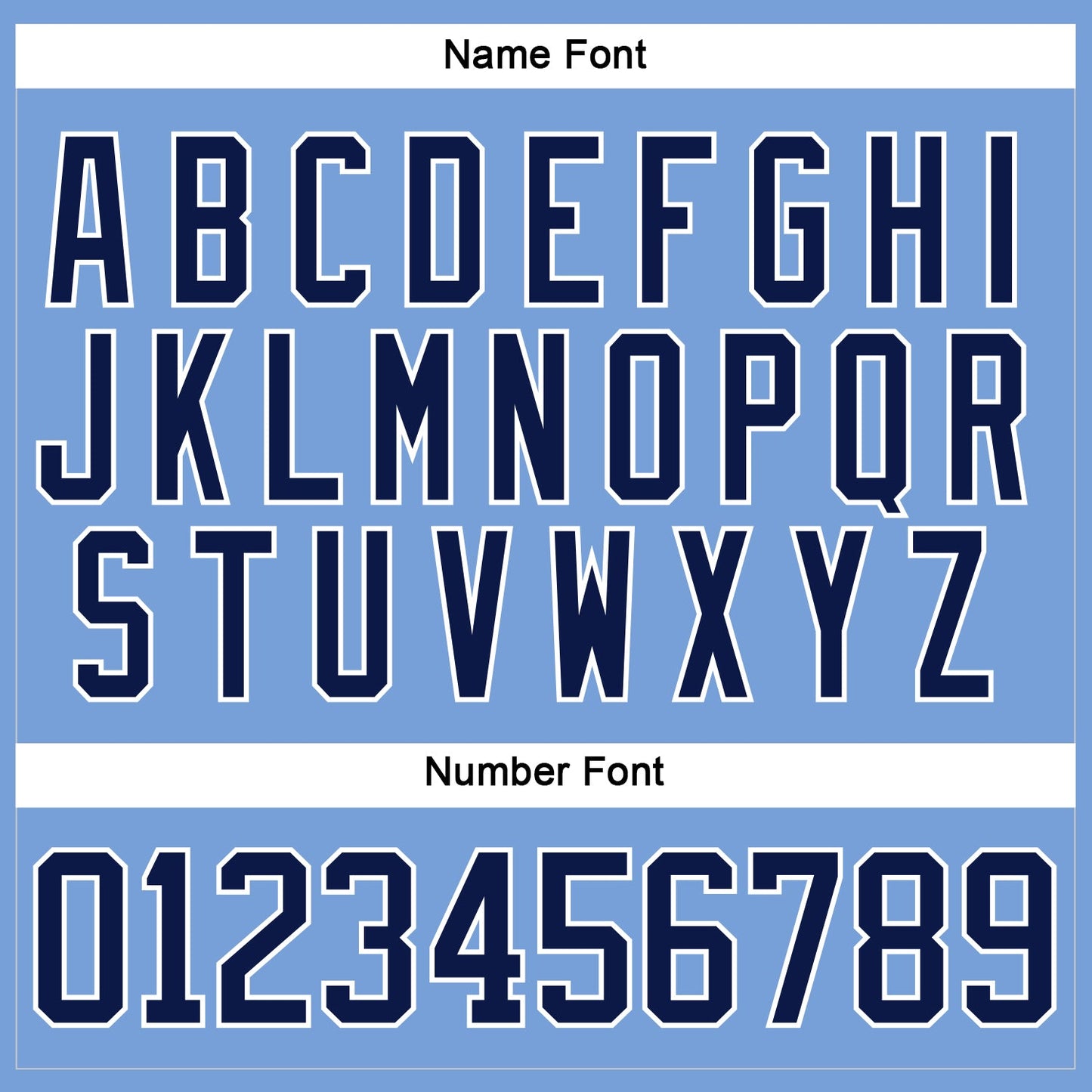 Custom Light Blue Navy-White Hockey Lace Neck Jersey - Sky-Custom