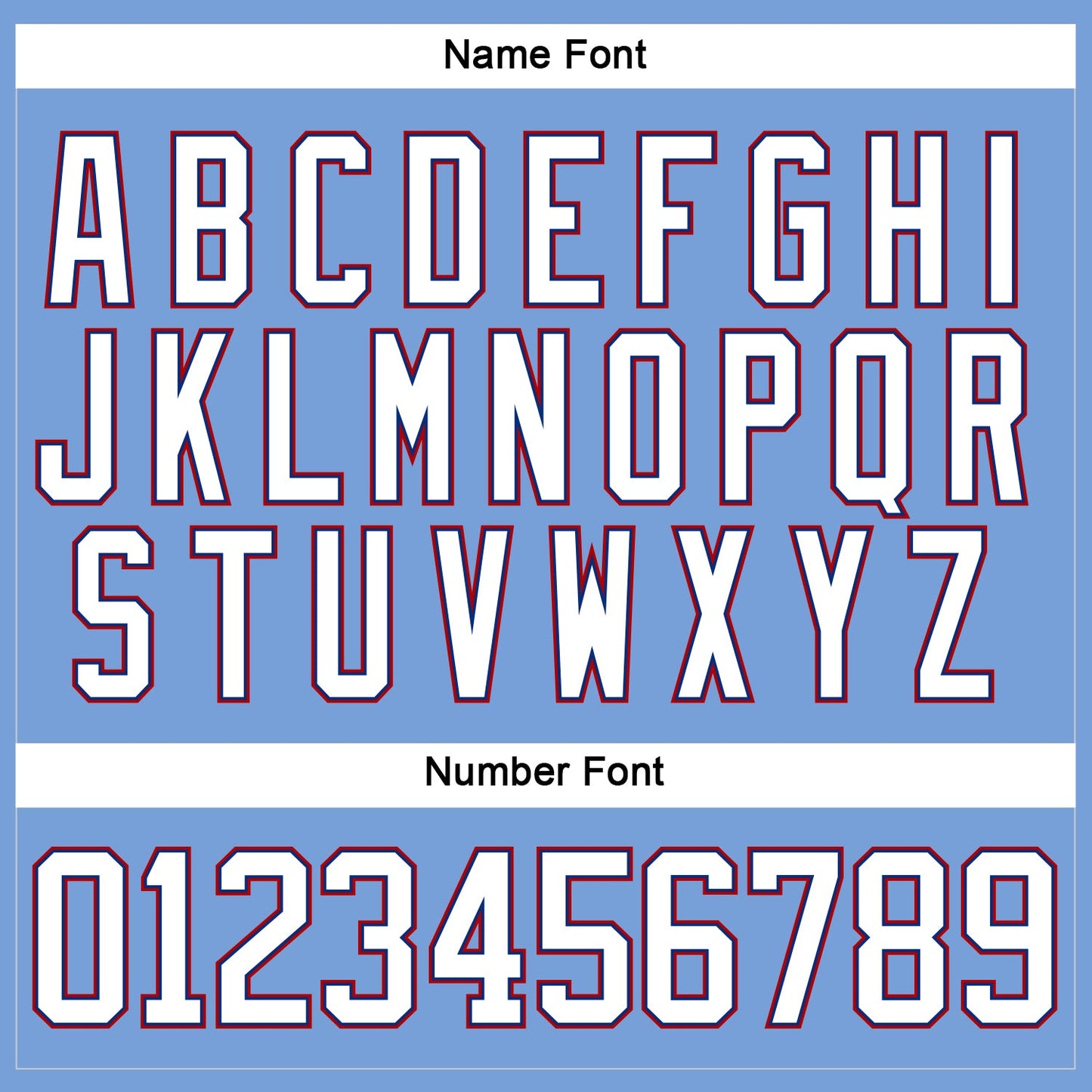 Custom Light Blue Royal-Red Hockey Lace Neck Jersey - Sky-Custom