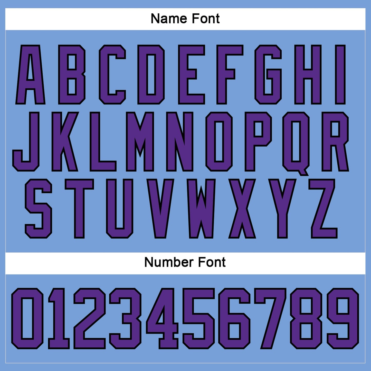 Custom Light Blue Purple-Black Hockey Lace Neck Jersey - Sky-Custom