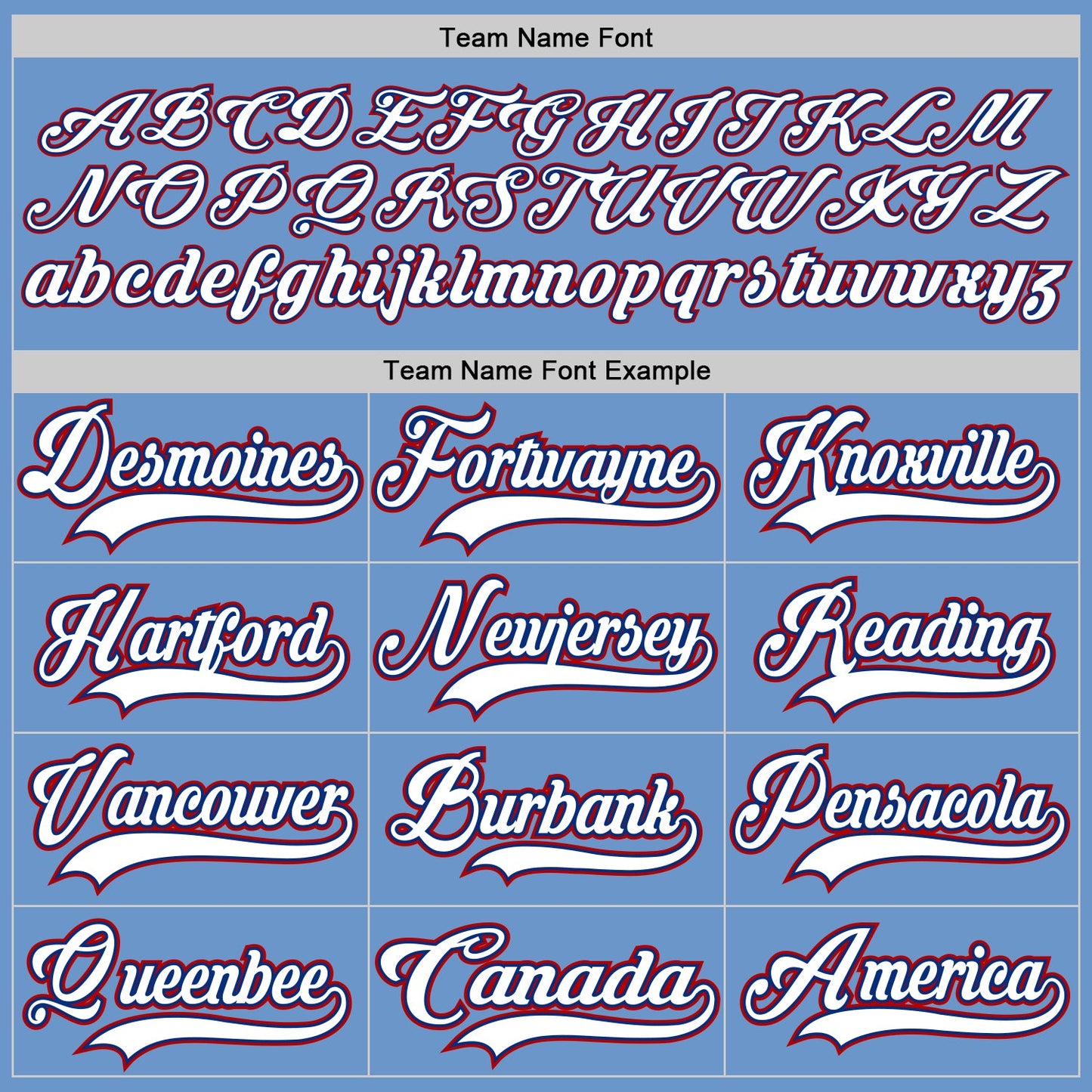 Custom Light Blue Royal-Red Hockey Jersey - Sky-Custom