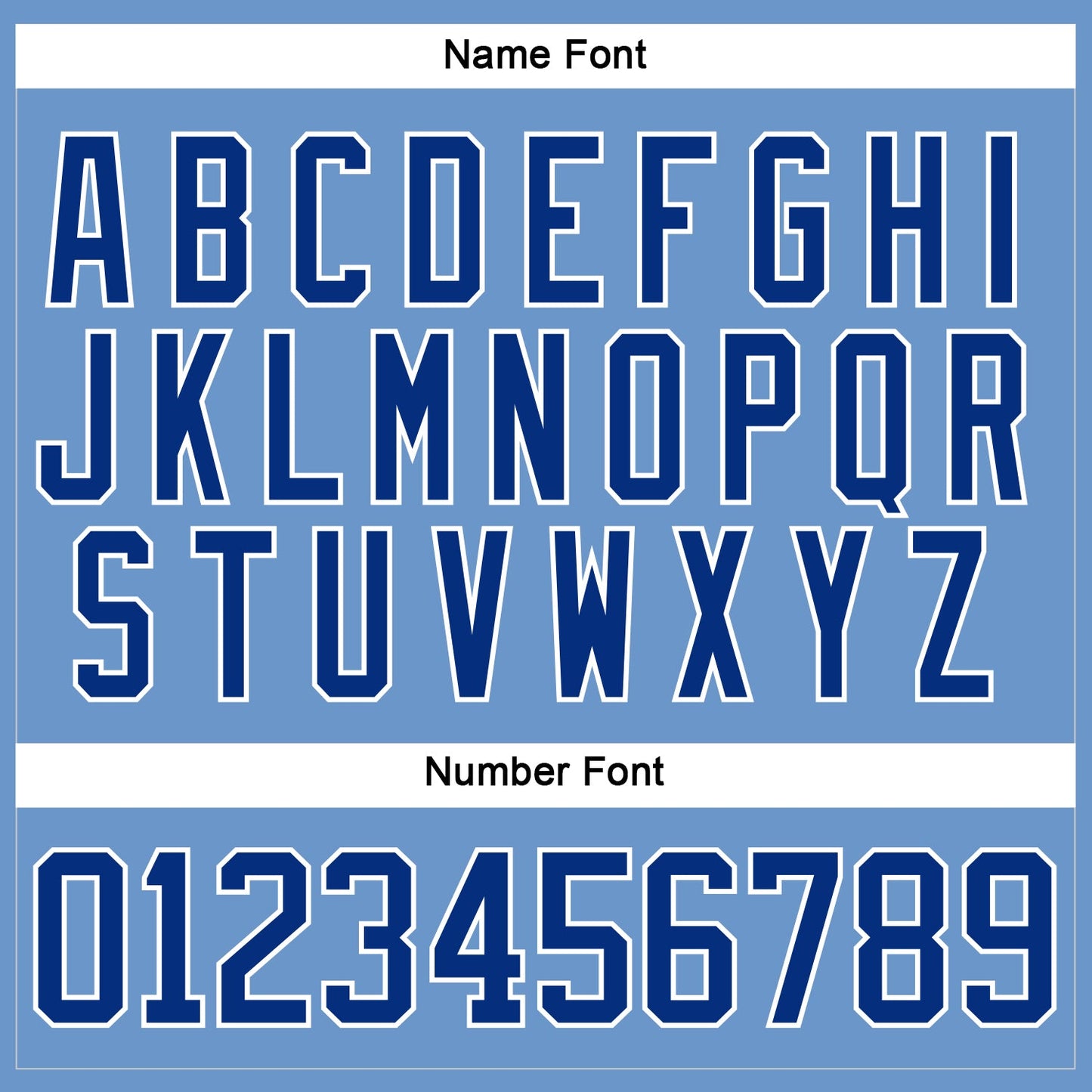 Custom Light Blue Royal-White Hockey Jersey - Sky-Custom
