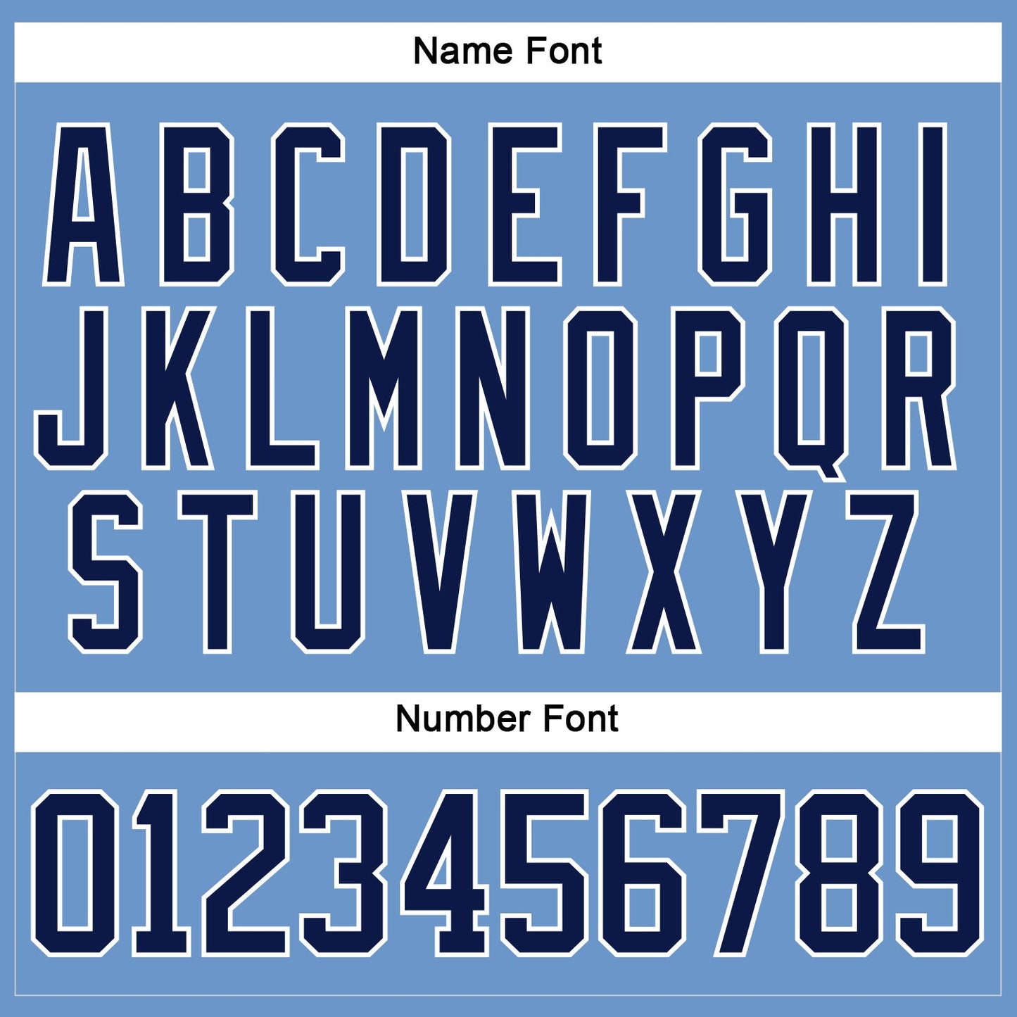 Custom Light Blue Navy-White Hockey Jersey - Sky-Custom