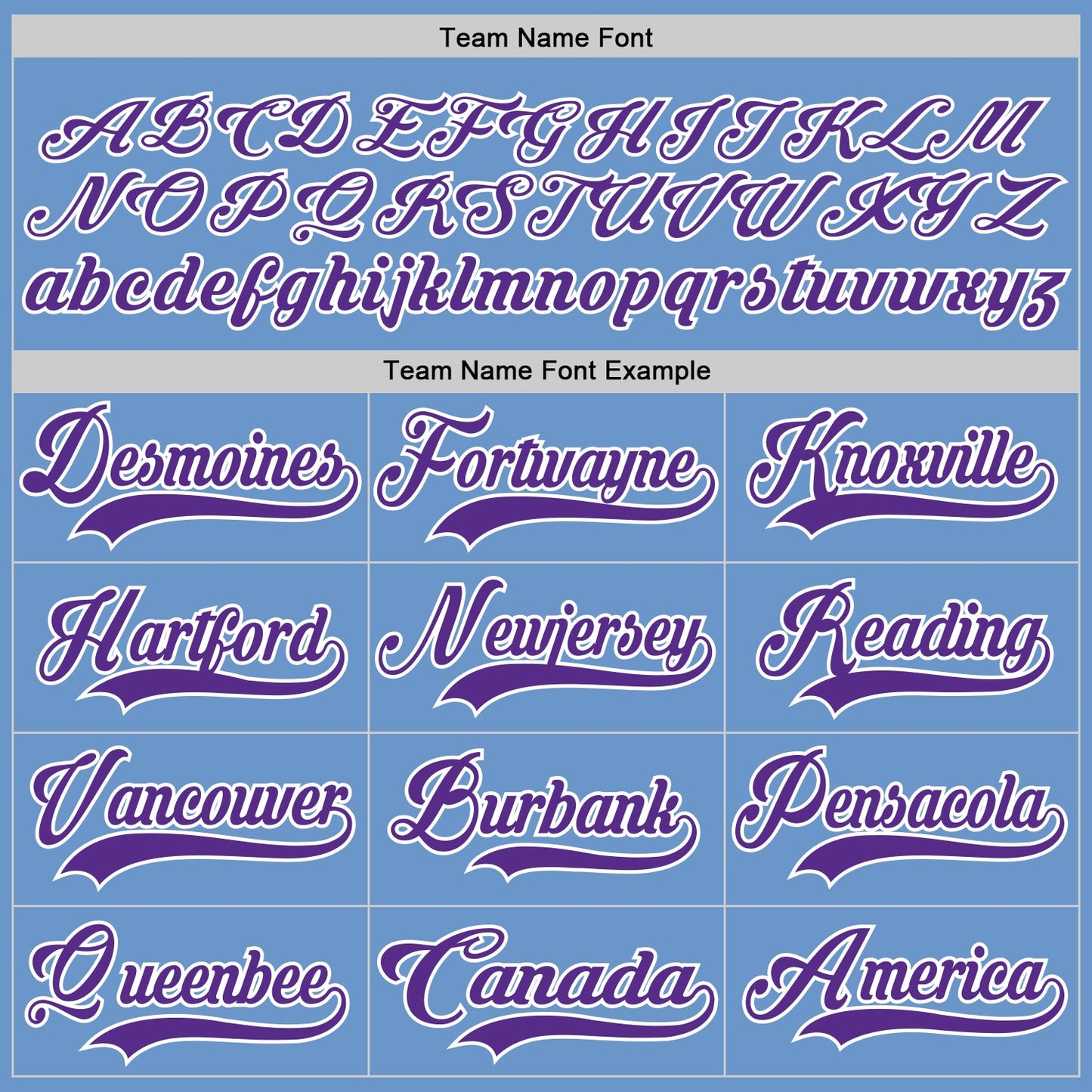 Custom Light Blue Purple-White Hockey Jersey - Sky-Custom