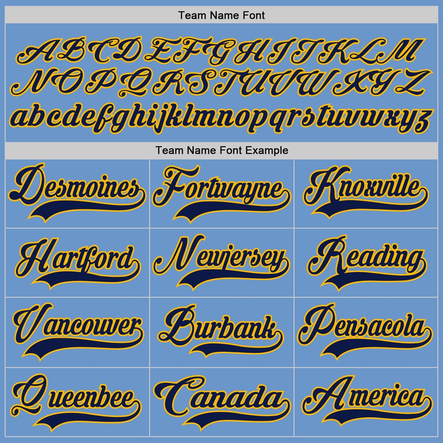 Custom Light Blue Navy-Gold Hockey Jersey - Sky-Custom