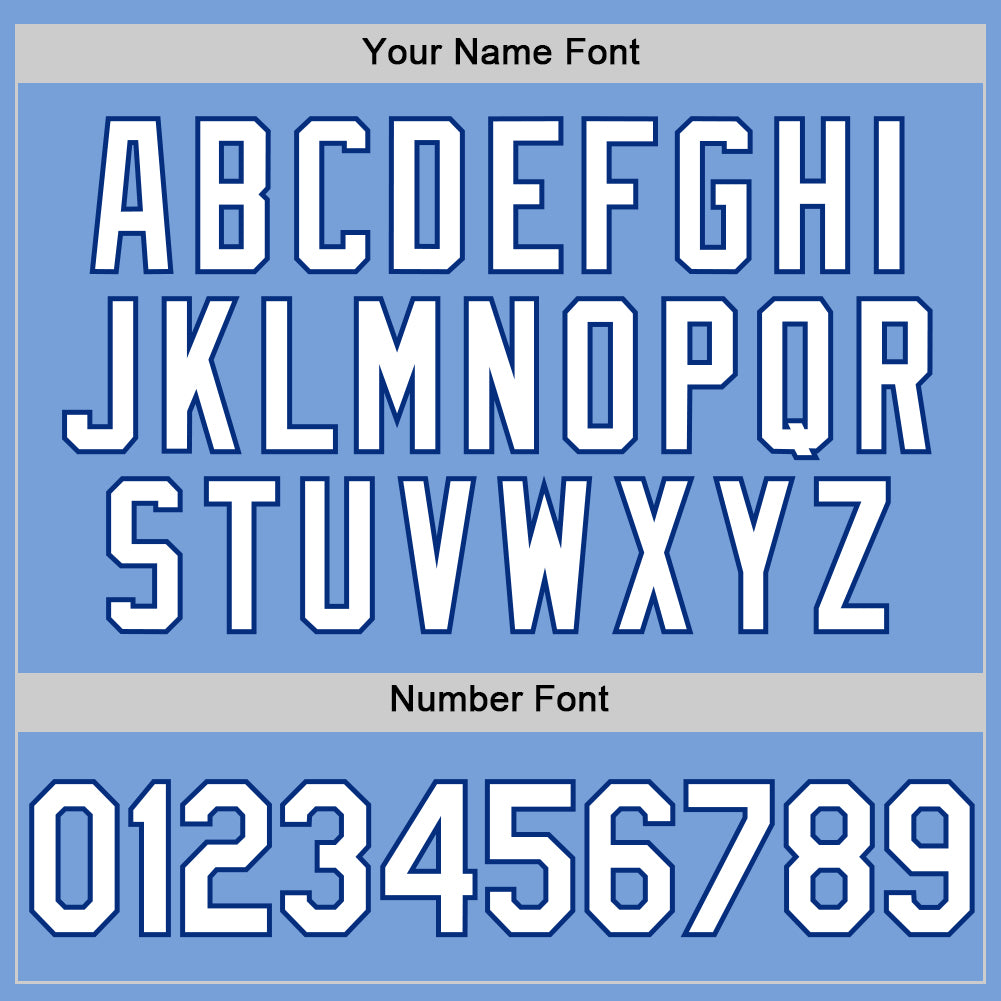 Custom Light Blue White-Royal Authentic Throwback Basketball Jersey - Sky-Custom