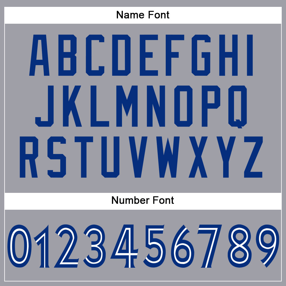 Custom Light Gray White-Royal Mesh Authentic Football Jersey - Sky-Custom