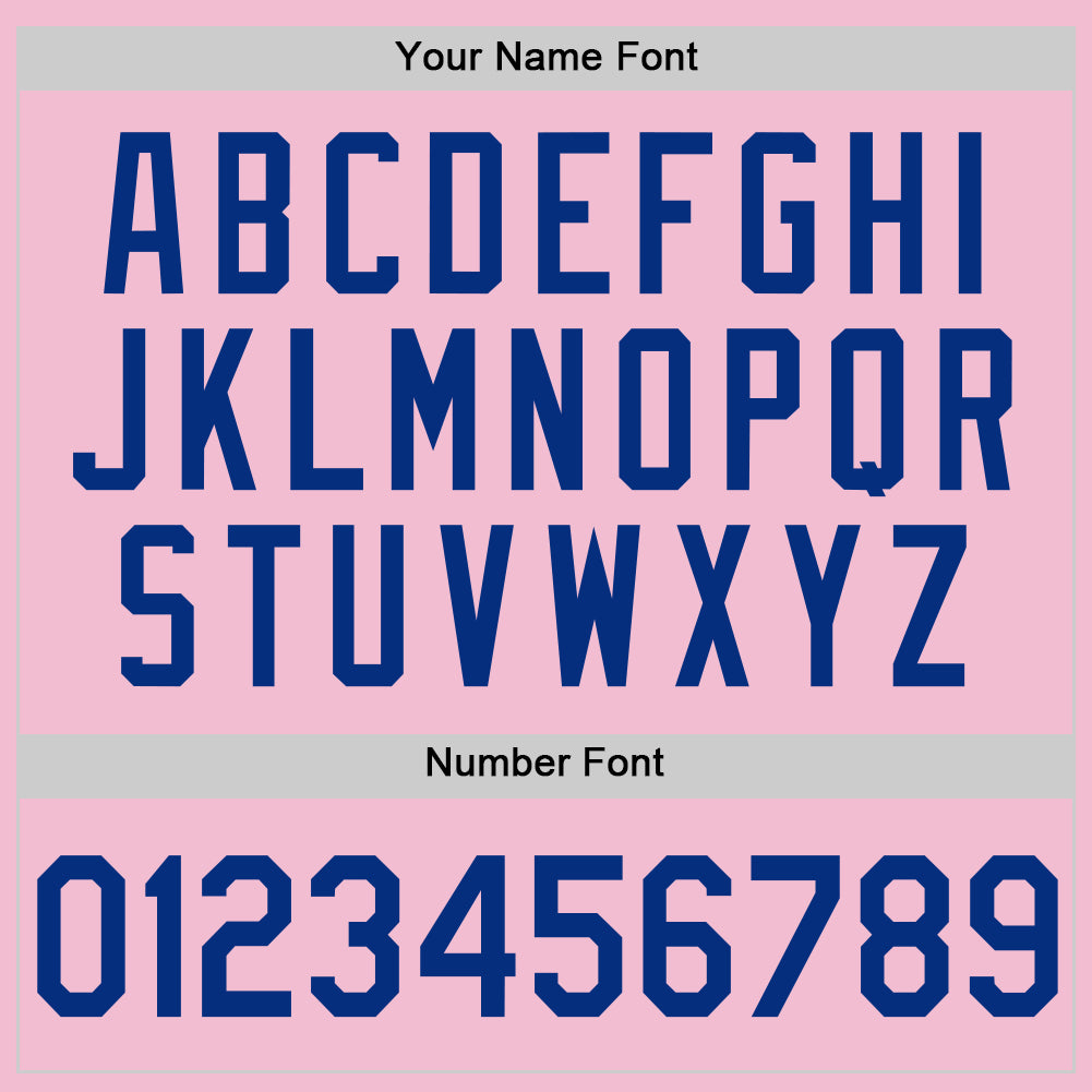 Custom Light Pink Royal-White Authentic Throwback Baseball Jersey - Sky-Custom