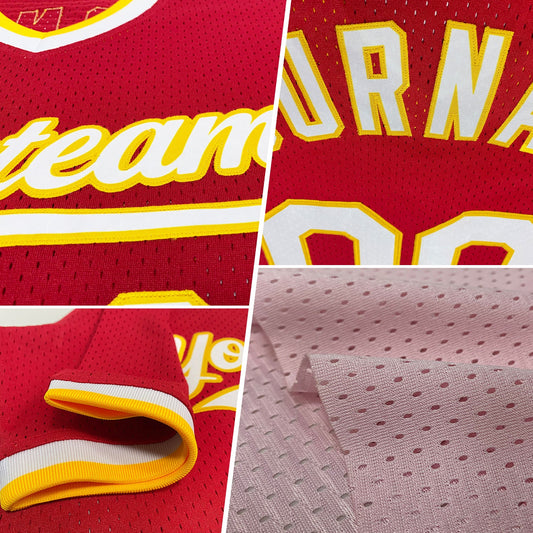 Custom Light Pink Navy-White Authentic Throwback Baseball Jersey - Sky-Custom