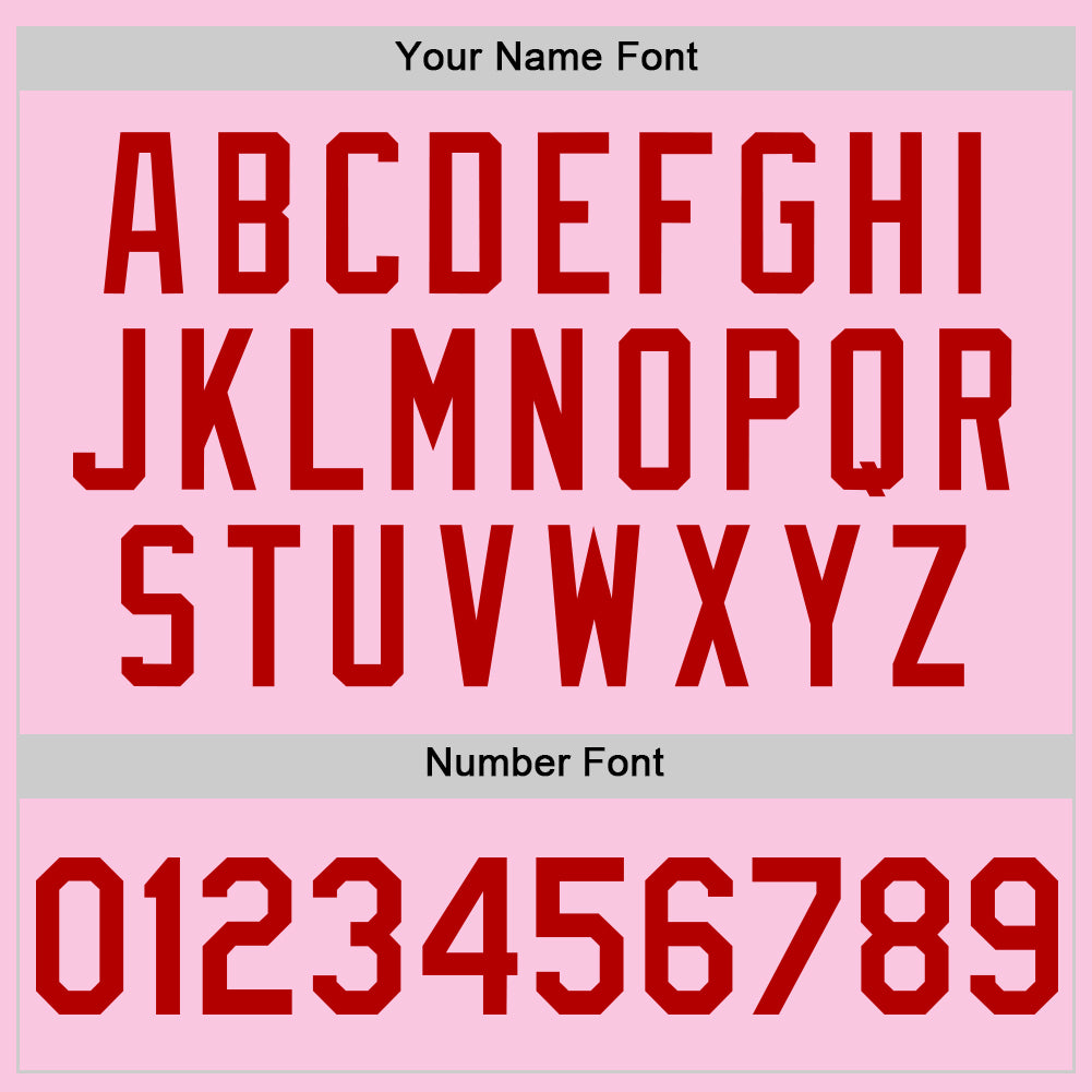 Custom Light Pink Red Mesh Authentic Throwback Baseball Jersey - Sky-Custom