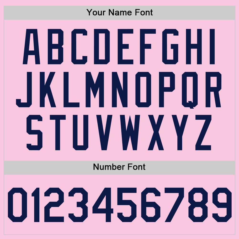 Custom Light Pink Navy Mesh Authentic Throwback Baseball Jersey - Sky-Custom