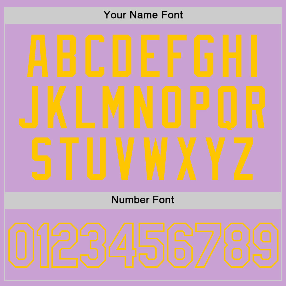 Custom Light Purple Yellow Authentic Baseball Jersey - Sky-Custom