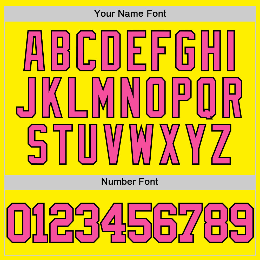 Custom Light Yellow Pink-Black Authentic Basketball Jersey - Sky-Custom
