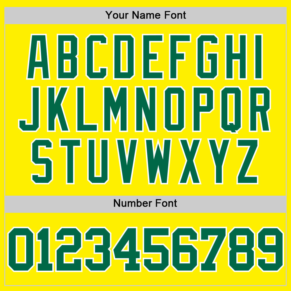 Custom Light Yellow Kelly Green-White Authentic Basketball Jersey - Sky-Custom