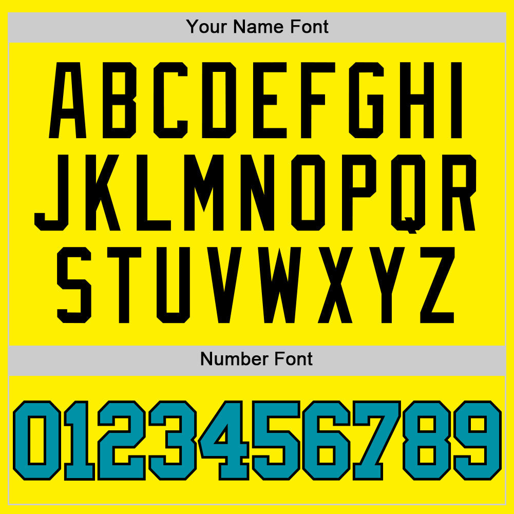 Custom Light Yellow Teal-Black Authentic Basketball Jersey - Sky-Custom