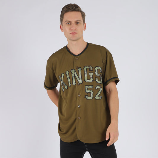 Custom Olive Camo-Black Authentic Salute To Service Baseball Jersey - Sky-Custom