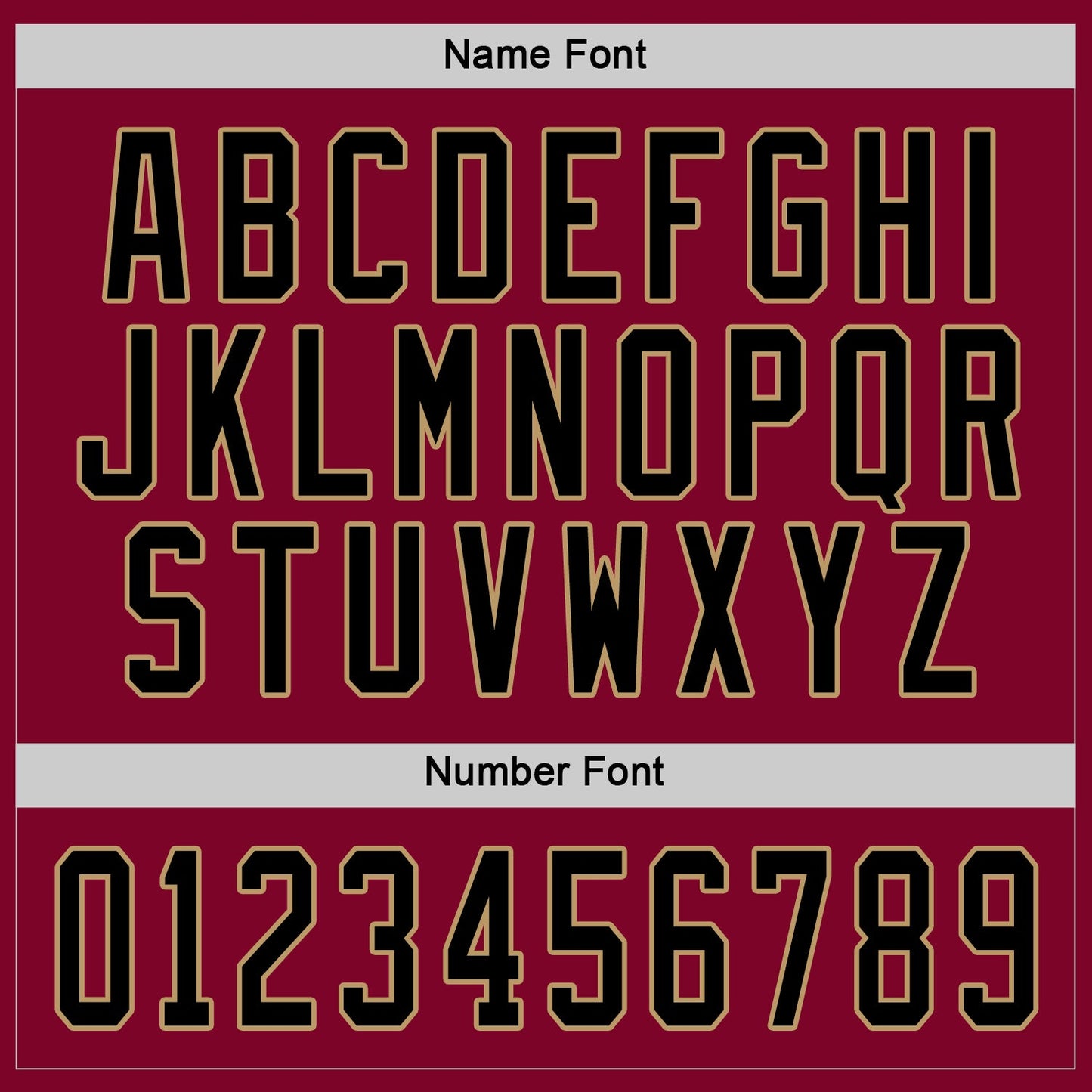 Custom Maroon Black-Old Gold Hockey Jersey - Sky-Custom