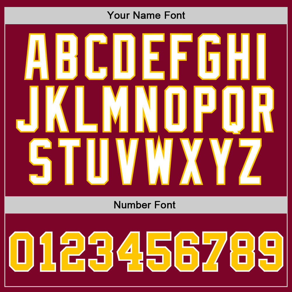 Custom Maroon Gold-White Authentic Throwback Basketball Jersey - Sky-Custom