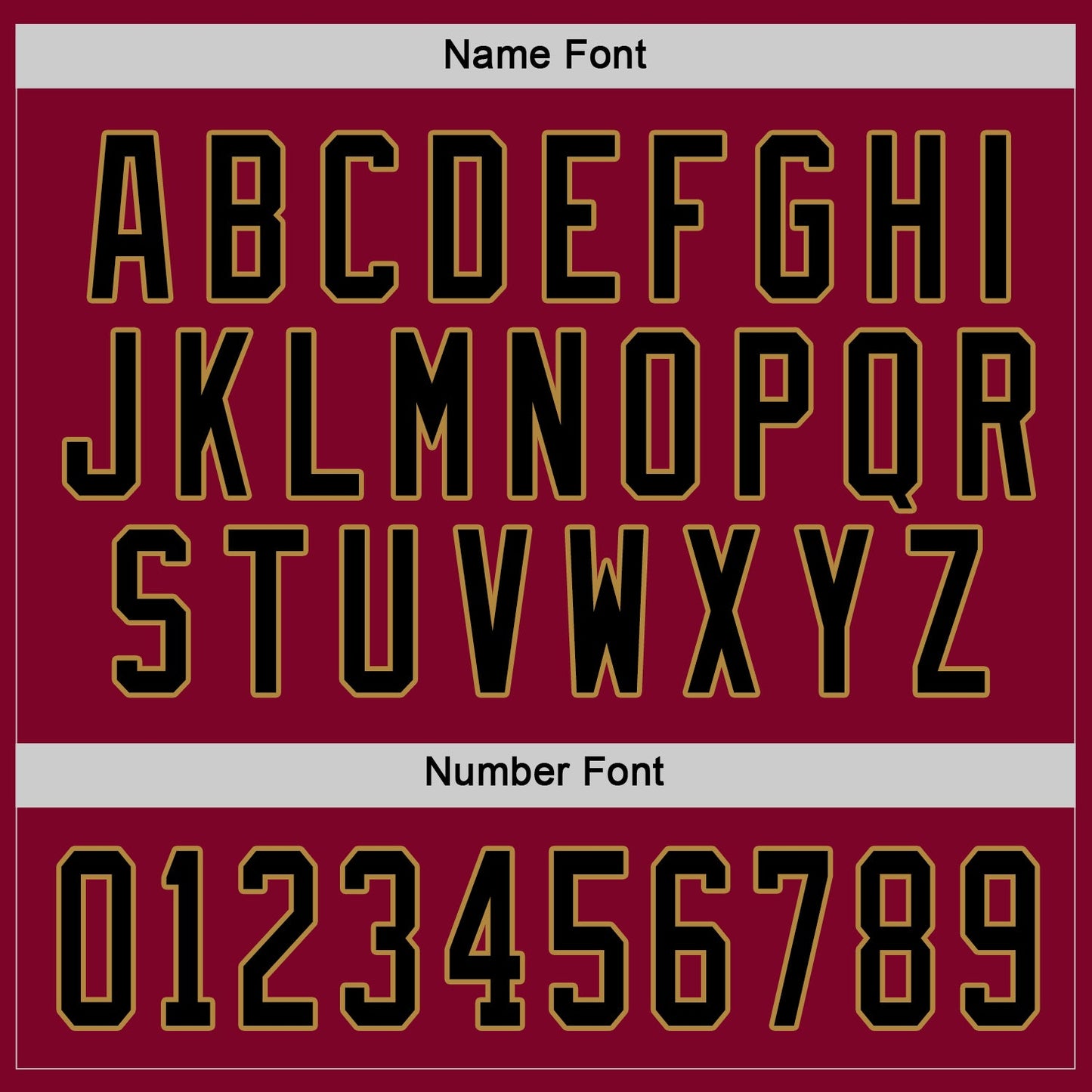 Custom Maroon Black-Old Gold Hockey Jersey - Sky-Custom