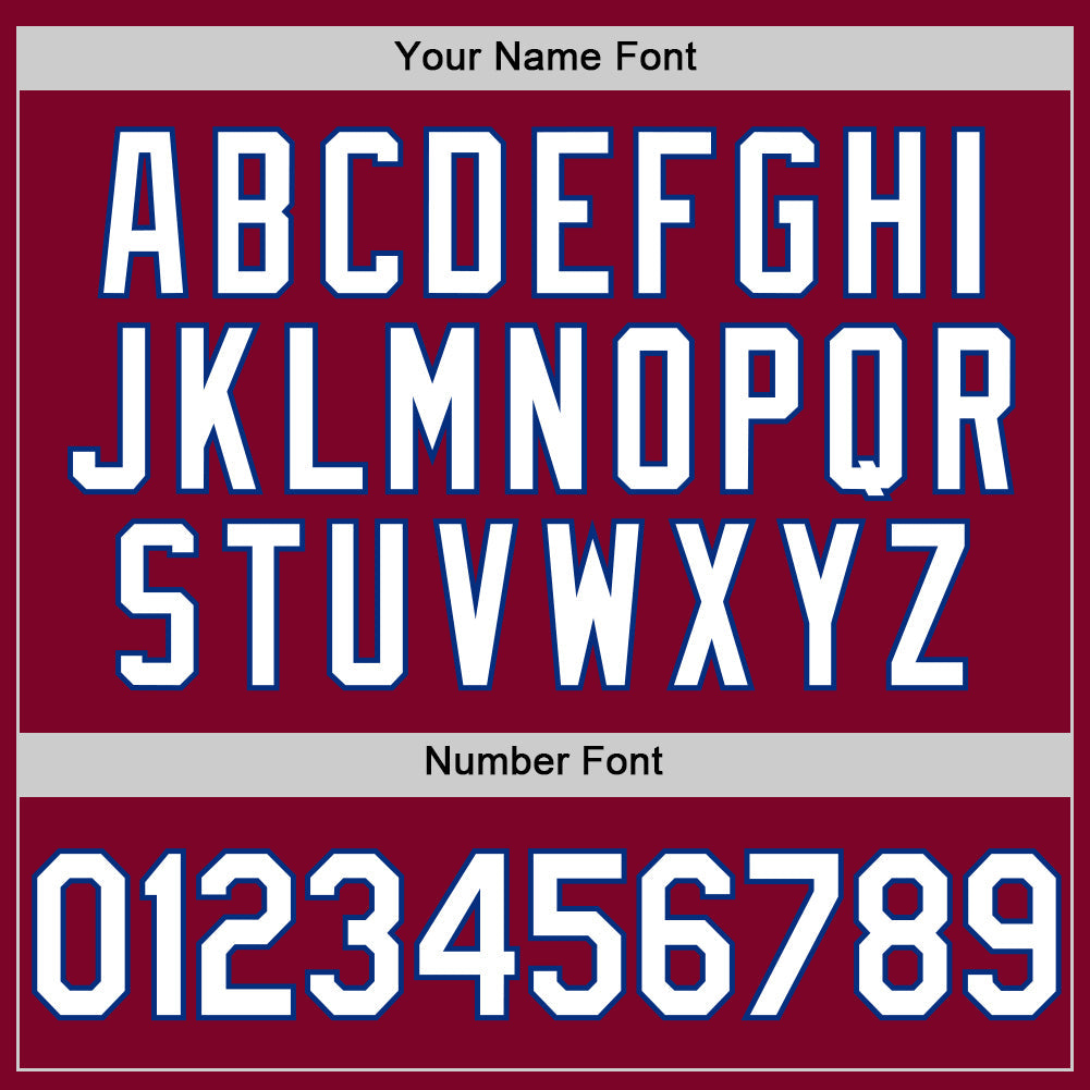 Custom Maroon White-Royal Authentic Throwback Baseball Jersey - Sky-Custom